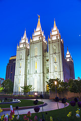 Image showing Mormons Temple in Salt Lake City, UT