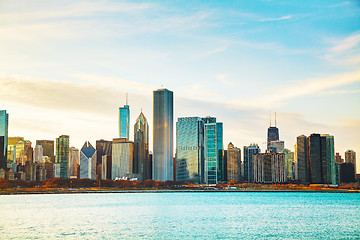 Image showing Chicago downtown cityscape