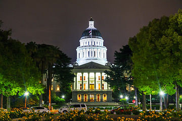 Image showing California state capitol building in Sacramento