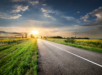 Image showing Asphalted highway