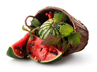 Image showing Watermelon and guelder