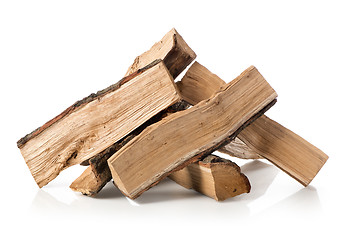 Image showing Pile of firewood