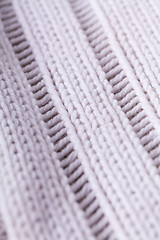 Image showing Close up White Flax Cloth