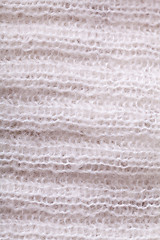 Image showing Macro Off White Flax Cloth