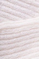 Image showing Macro Off White Flax Cloth