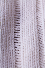 Image showing Close up White Flax Cloth