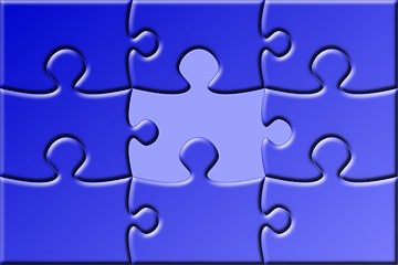 Image showing puzzle with missing piece