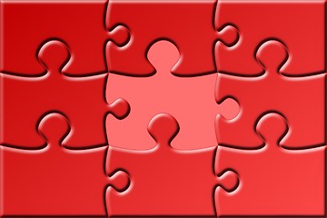 Image showing puzzle with missing piece