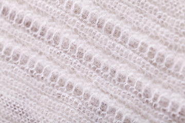 Image showing Macro Off White Flax Cloth