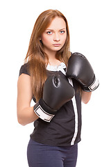 Image showing Young sporty lady