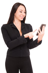 Image showing Portrait of smiling businesswoman