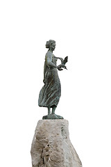 Image showing Maiden with the Seagull