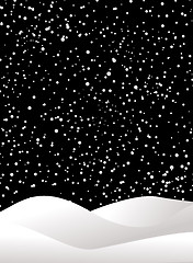 Image showing night flurry