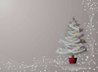 Image showing silver christmas