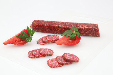 Image showing salami 