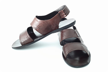 Image showing brown sandals