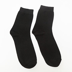 Image showing black socks 