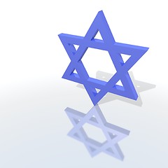 Image showing a blue star of David