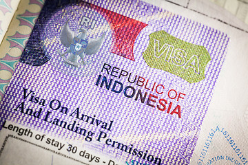 Image showing Indonesia Visa