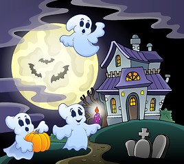 Image showing Haunted house theme image 3