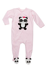 Image showing Pink romper with a pattern