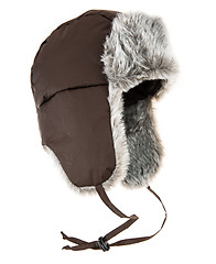 Image showing Warm fur cap