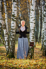 Image showing Young girl in the park