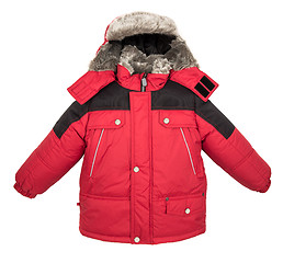 Image showing Warm jacket isolated