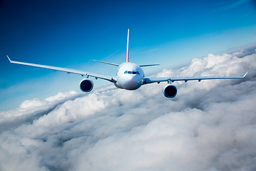 Image showing Passenger Airliner in the sky