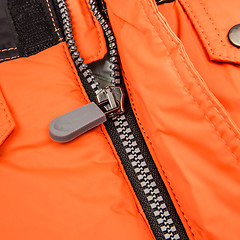 Image showing Close up zipper