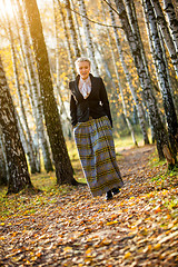 Image showing Young girl in the park