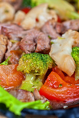 Image showing meat with vegetables