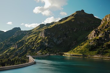 Image showing Lake Fedaia