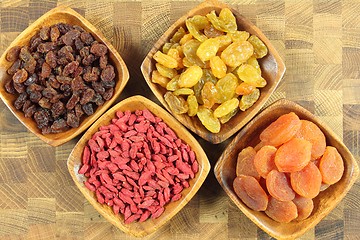 Image showing Dried fruits