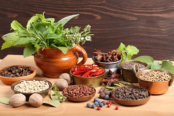 Image showing Herbs and spices.