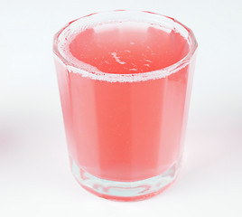 Image showing Pink grapefruit juice