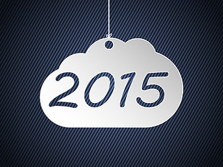 Image showing Hanging 2015 cloud