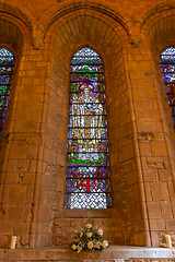 Image showing Big window in a small Scottish cathedral