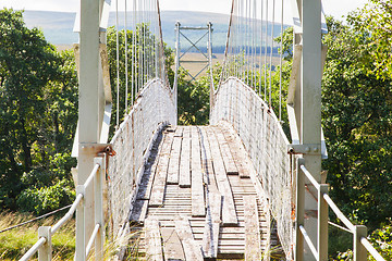 Image showing Old white bridge