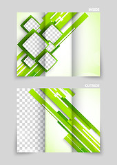 Image showing Tri-fold brochure template design