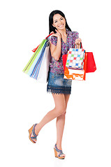 Image showing Woman shopping