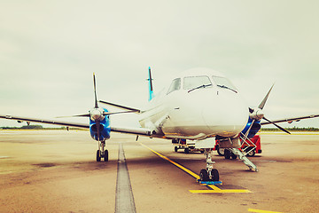 Image showing private plane at airport