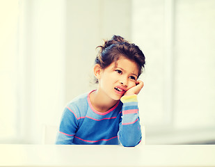 Image showing student girl at school