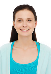 Image showing smiling teenage girl in casual clothes