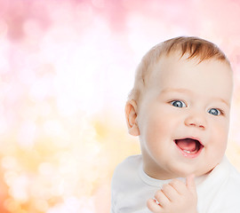 Image showing smiling little baby