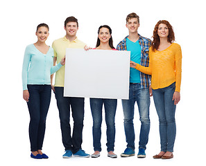 Image showing group of smiling teenagers