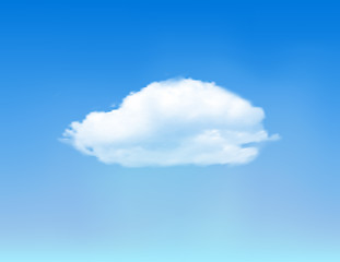 Image showing Cloud on blue sky.