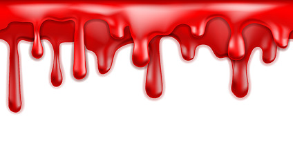 Image showing Red blood drips seamless patterns