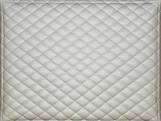 Image showing Beige leather background with rhombus bumps