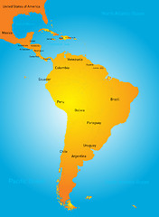 Image showing South America countries